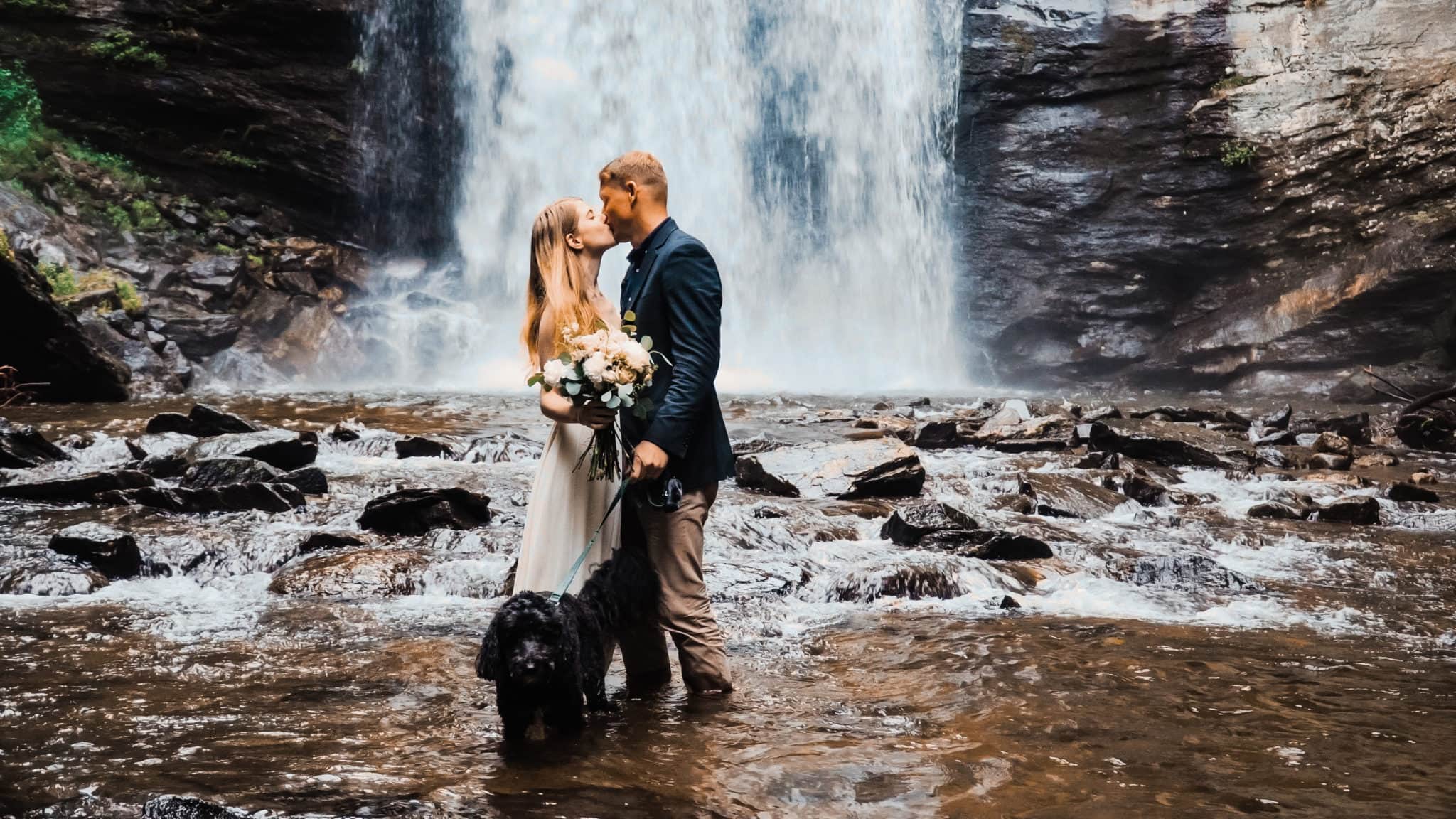 Natural Waterfall Wedding Venues in NC » StoryBright Films