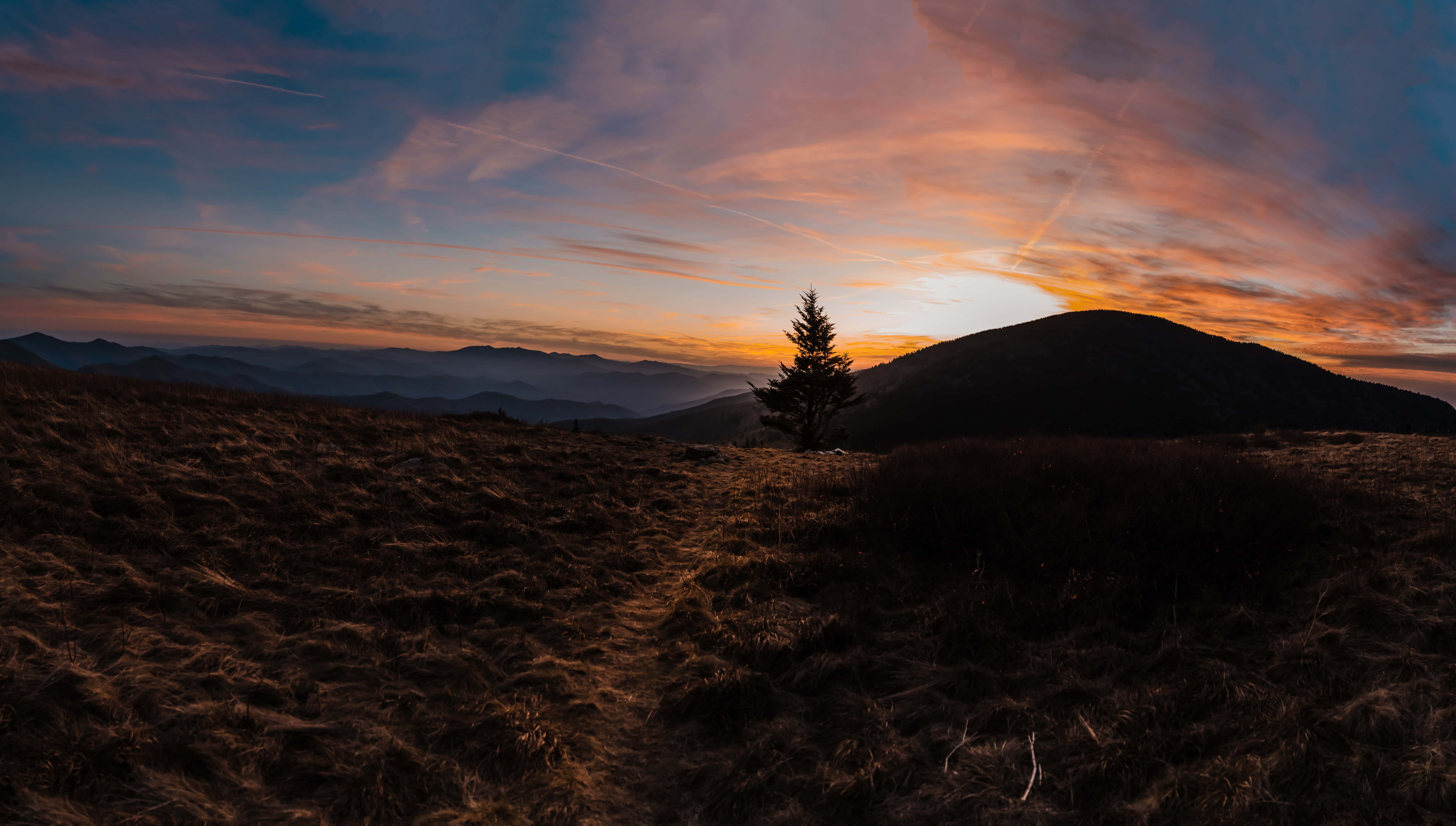 Roan Mountain Sunset Panorama